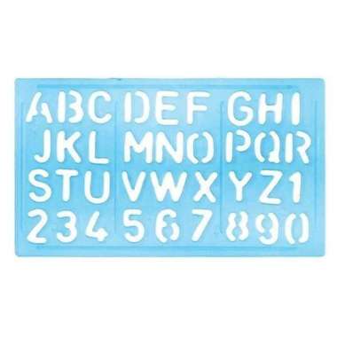PENGGARIS MAL SABLON HURUF ANGKA BUTTERFLY HA-290