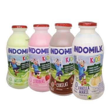 Promo Harga Indomilk Susu Cair Botol Cokelat 190 ml - Blibli