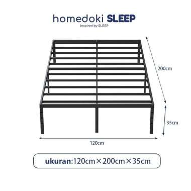 Homedoki Basicbed / Dipan Tempat Tidur / Yelena Ranjang Tidur / Divan Dipan Tempat Tidur / Kai Ranja