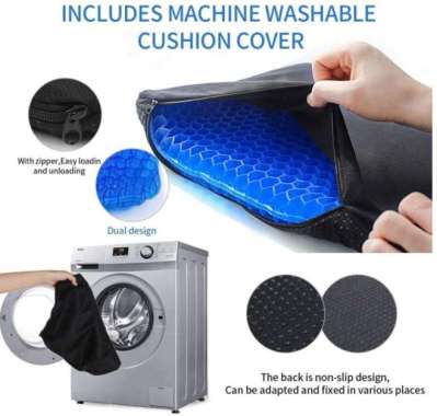 Bantal Gel Silikon Alas Bantalan Duduk JOK Mobil Empuk