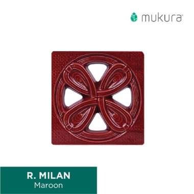 Roster Keramik Granit Mukura Milan 20 x 20 cm Maroon