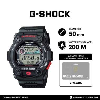 CASIO G-Shock G-7900-1DR Jam Tangan Digital Pria Black Black