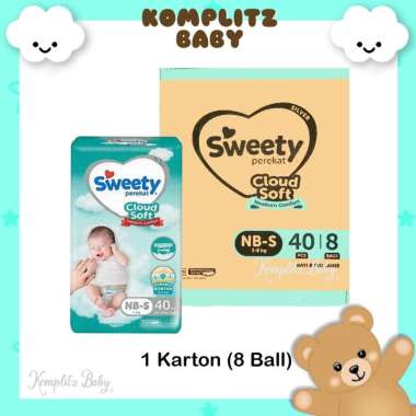 GROSIR Sweety Silver 1 Karton - 8 ball. NB S M L XL XXL kartonan Silver S36: 1 karton