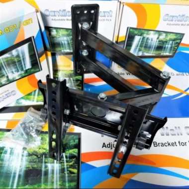 Bracket Braket Breket Lengan TV LED 32" - 43" inch swivel wall mount