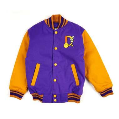 Varsity Canvas Dagadu Bocah Adik Original - Ungu, L L Ungu
