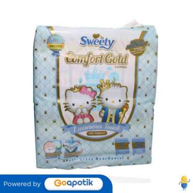 SWEETY COMFORT GOLD POPOK PEREKAT UKURAN S PACK 50 PCS