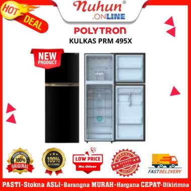 POLYTRON Kulkas 2 Pintu New Belleza Big Liter PRM 495X Inverter