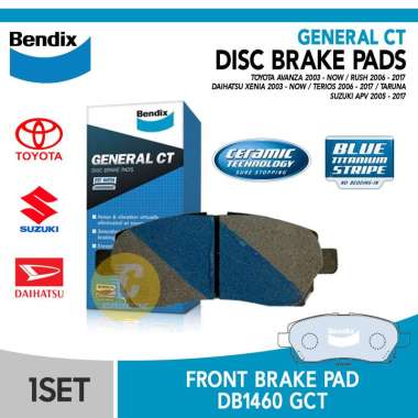 BENDIX Brake Pad Kampas Rem depan AVANZA RUSH XENIA TERIOS TARUNA APV GCT DB1460
