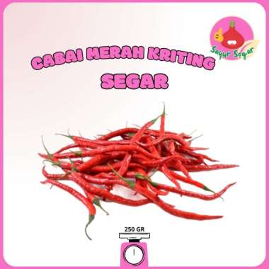 Sayur Segar - Cabai Merah keriting / Red Chili 250 gr