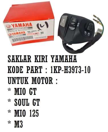 SAKLAR KIRI MIO GT, SOUL GT 115 , MIO 125 M3 , MIO Z ASLI ORIGINAL YAMAHA 1KPH397310