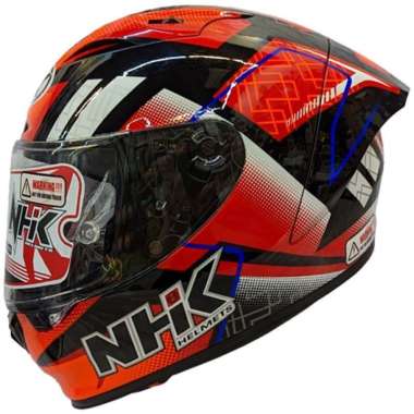HELM NHK GP R TECH STREET ULTRA GP EDITION R44 BLACK ORANGE GLOSSY L