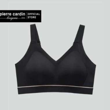 (Best Seller) Pierre Cardin Bra Curvature Bralette 209-3081B Black XL