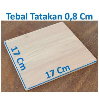 Tatakan Piring / Tatakan Kayu 20 x 20 cm