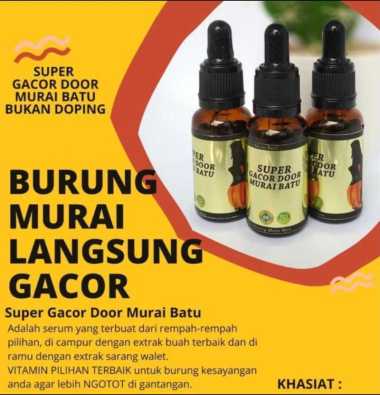 SUPER GACOR DOOR MURAI BATU VITAMIN PENGGACOR BURUNG MURAI JUARA GANTANGAN BEST SELLER