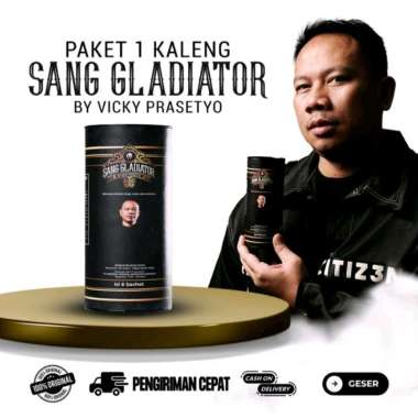 Kopi Sang Gladiator by Vicky Prasetyo Gladiator Coffee Original 6 Sachet