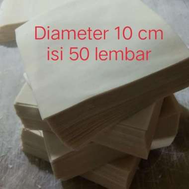 Kulit Dimsum 10 Cm,(Kotak) Isi 50 Lembar