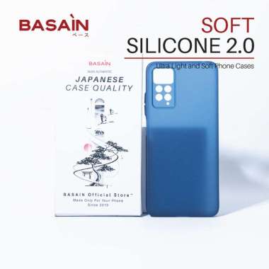 BASAIN Casing Xiaomi Redmi NOTE 11 | Pro Soft Silicone 2.0 Case - Navy Note 11 Pro