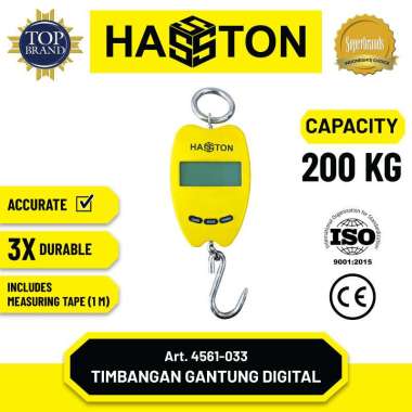 Hasston Timbangan Gantung Digital Timbangan 200Kg/ prohex