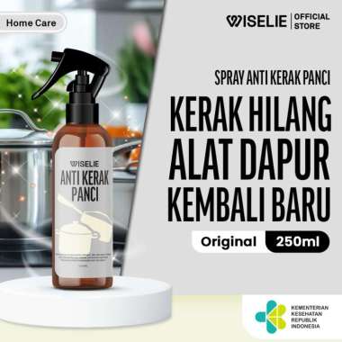 Wiselie Pembersih Kerak Panci - Sekali Semprot Angkat Kerak membandel Panci berkilau seperti baru