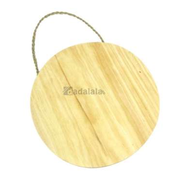 DADALALA Talenan Tali/ Talenan Lukis Bahan Kayu Mahoni 5 Varian Model Bulat