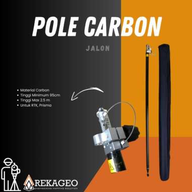 Pole Carbon Survey,Prisma Pole, Stik Survey, CARBON #topografi #GPS GEodetic #surveyor