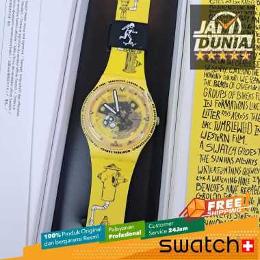 JAM TANGAN SWATCH - JAM SWATCH ORIGINAL SO29J101 SWATCH SO29J 101 TIME WITH ANDY ANDERSON JAM TANGAN