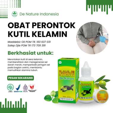 Maddebic Oil - Salep Djie De Nature Salep Oles Kutil K@lamin Pria Dan Wanita Paling Ampuh Aman Asli 