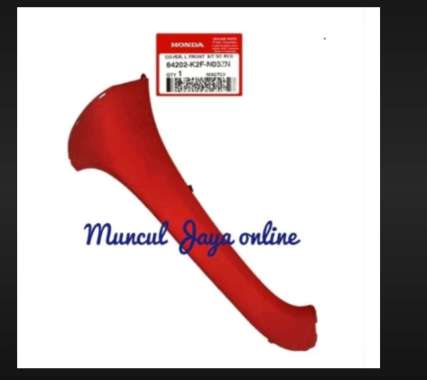 64202-K2F-N00ZN Cover Sayap Kiri Honda New Scoopy eSP K2F Merah Doff