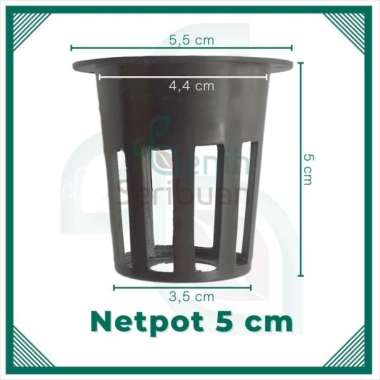 PAKET NETPOT HIDROPONIK 5 CM 50 PCS NETPOT 7 CM 30 PCS MEDIA TANAM NETPOT 5CM 50pc