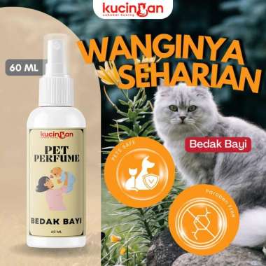 Parfum Kucing Wangi Powder Bedak Bayi PET PERFUME KUCINGAN 60 ML