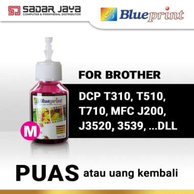Blueprint Tinta For Brother 100ml Tinta Refill Tinta Printer Brother Magenta
