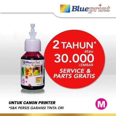 Tinta Canon 100ml Blueprint Refill For Printer Canon Tinta Printer Merah Muda