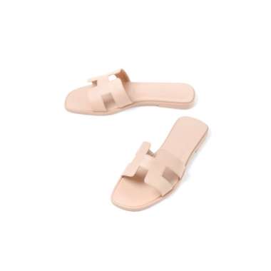 Sandal HERMES ORAN EPSOM PINK SANDAL 100% ORIGINAL 38