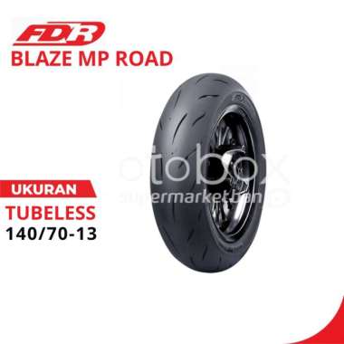 BAN MOTOR FDR BLAZE MP ROAD UKURAN 120/70 140/70 RING 13 TUBELESS 140/70-13