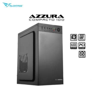 Casing Alcatroz Azzura Compacto 100 M-Atx with PSU Voltron Bronze 235 Tanpa PSU