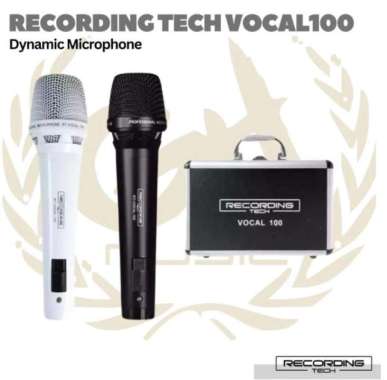 Recording Tech RT Vocal100 Professional Dynamic Mic - Mic RT Vocal 100 WHITE