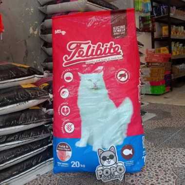 pakan makanan kucing felibite ikan 20kg