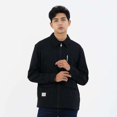 Greenlight Men's Parka Jacket Regular Fit Baby Canvas Neo OL-C161224 Black L