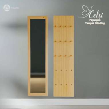 Adapta - Cermin Standing Mirror Hias Tempel Dinding Gantung - Standing Mirror & Rak Hias Pisah Stand