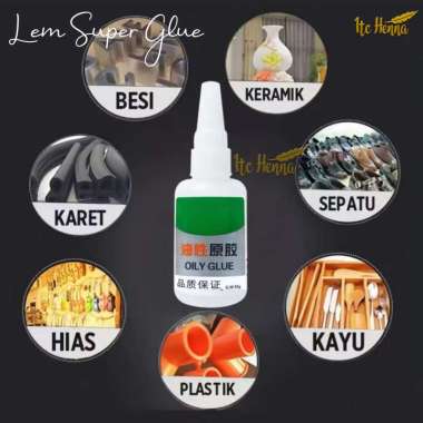 Lem Super Glue Serbaguna Cairan Super Perekat Kuat Lem Korea 50Gr Lem Sepatu Lem Setan