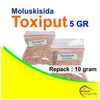 Toxiput 5 GR 10 gr moluskisida insektisida insectiside hama racun siput anggrek bibit tanaman