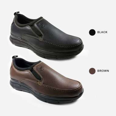 Rockvalley Sepatu Pria N03.079 [ Hitam dan Cokelat ] 40 N03.079BRW
