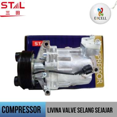 Compressor Kompresor Ac Mobil Nissan Grand Livina Valve Selang Sejajar