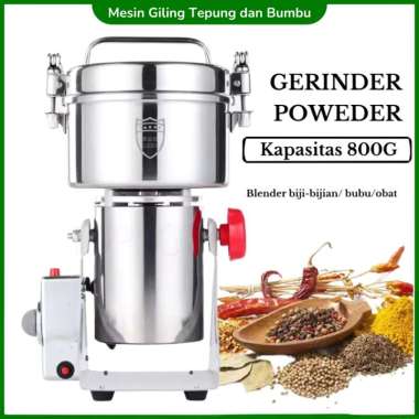 Mesin Giling Bumbu Rempah Tepung Listrik Spice Herb Grinder