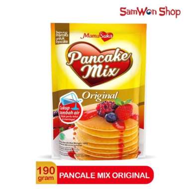 MAMASUKA PANCAKE MIX ORIGINAL 190 GRAM - TEPUNG PREMIKS INSTAN