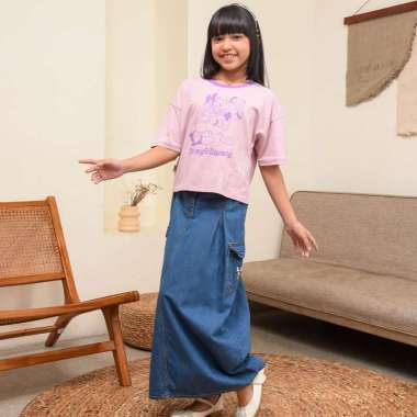 Short sleeves t-shirt/ Kaos lengan pendek anak perempuan/ Daisy Too Cute 12 tahun