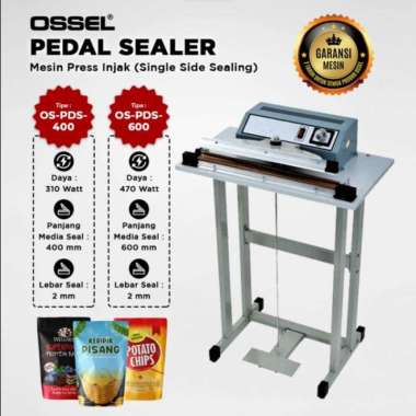 OSSEL Press Plastik Injak 40cm Pedal Sealer 60cm Press Plastik Injak 40cm 60cm OS-PDS400 OS-PDS600 4