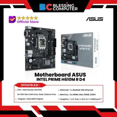 Motherboard ASUS INTEL PRIME H610M R D4