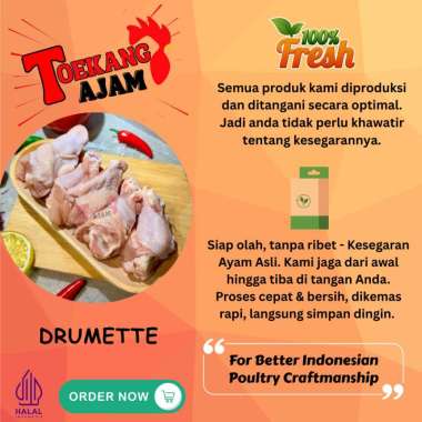 SAYAP ATAS / DRUMETTE / PENTUNGAN SAYAP / WING STICK / SAYAP AYAM PENTUNG