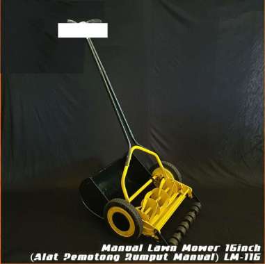 Manual Lawn Mower 16inch (Alat Pemotong Rumput Manual) LM-116
